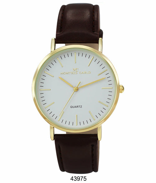 4397 - Vegan Leather Band Watch