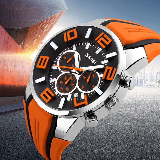 SKMEI Waterproof Quartz Watch with Calendar Feature