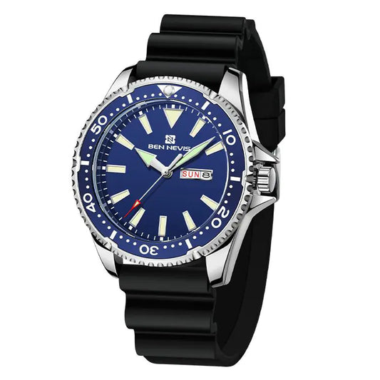 Men's Fashion Quartz Calendar Watch - New Design